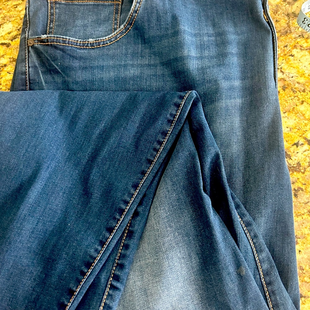 TERRA SKY WOMENS BLUE JEANS